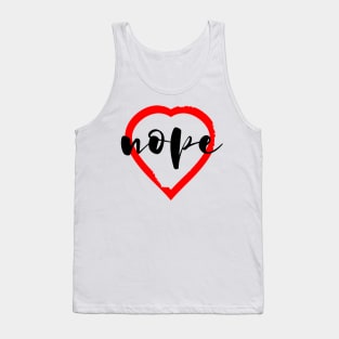 Anti Valentine's Day Nope Tank Top